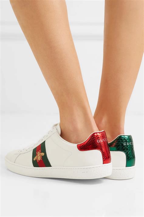 gucci brodé abeille|Women's Gucci Ace sneaker with bee .